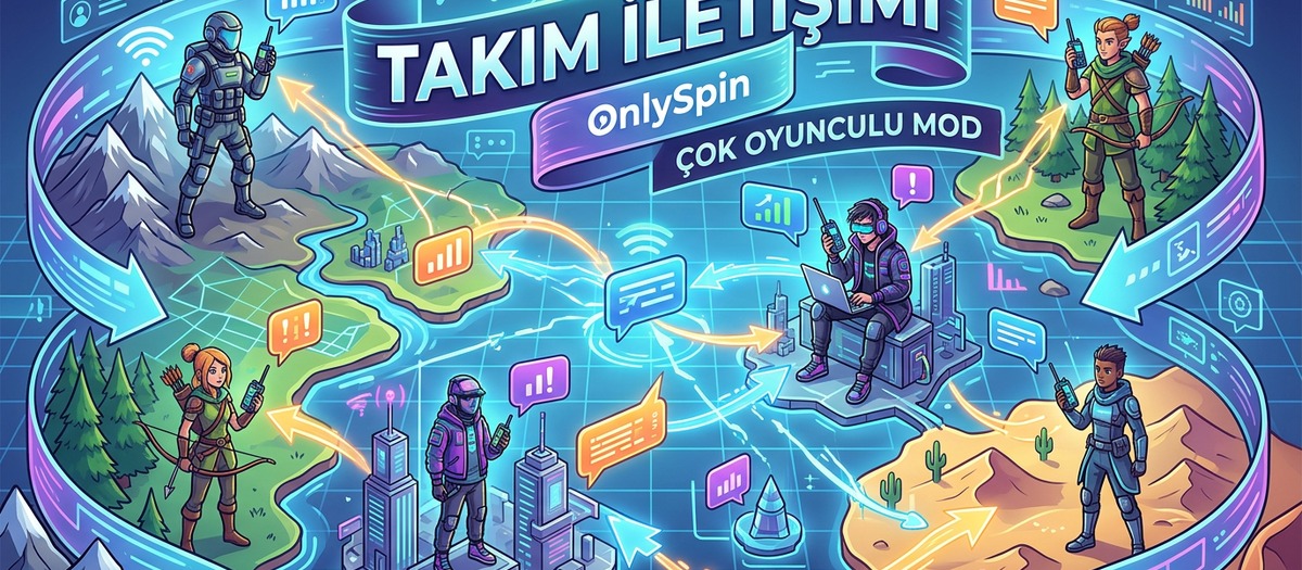 OnlySpin Çok Oyunculu Mod Takım İletişimi